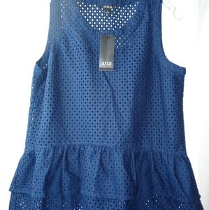 🆕 a.n.a Peplum Top
